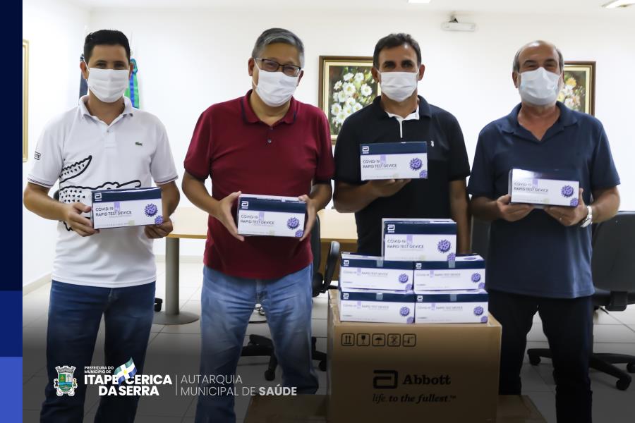 Itapecerica da Serra recebe 2400 testes da Covid-19