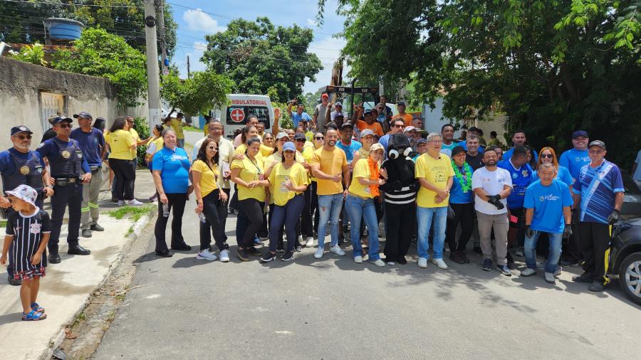 Ação de combate à dengue no Recreio Primavera aconteceu neste sábado