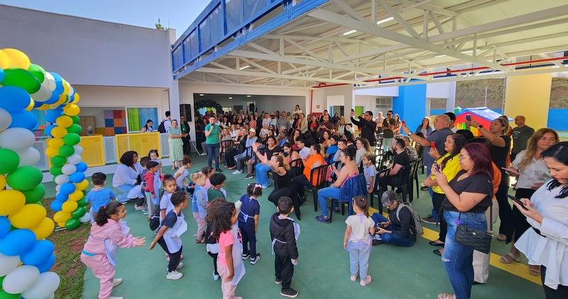 Prefeitura reinaugura Escola Municipal Francisco Jebermi Oliveira após ampla reforma