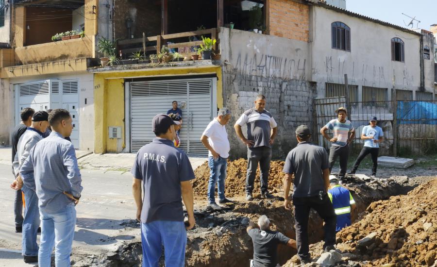 Prefeitura inicia obra de troca da tubulação na Av. Soldado-PM Gilberto Augustinho