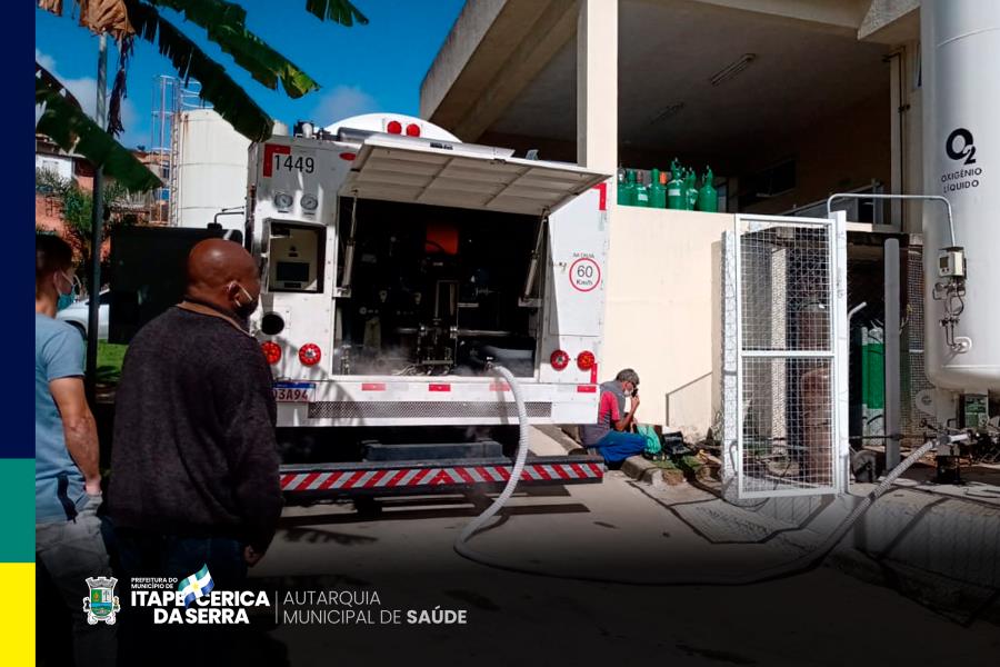 Autarquia Municipal de Saúde instala tanques de oxigênio nos Prontos-Socorros Municipais