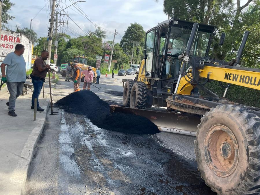 Prefeitura realiza Operação Tapa-Buraco em áreas críticas da região central