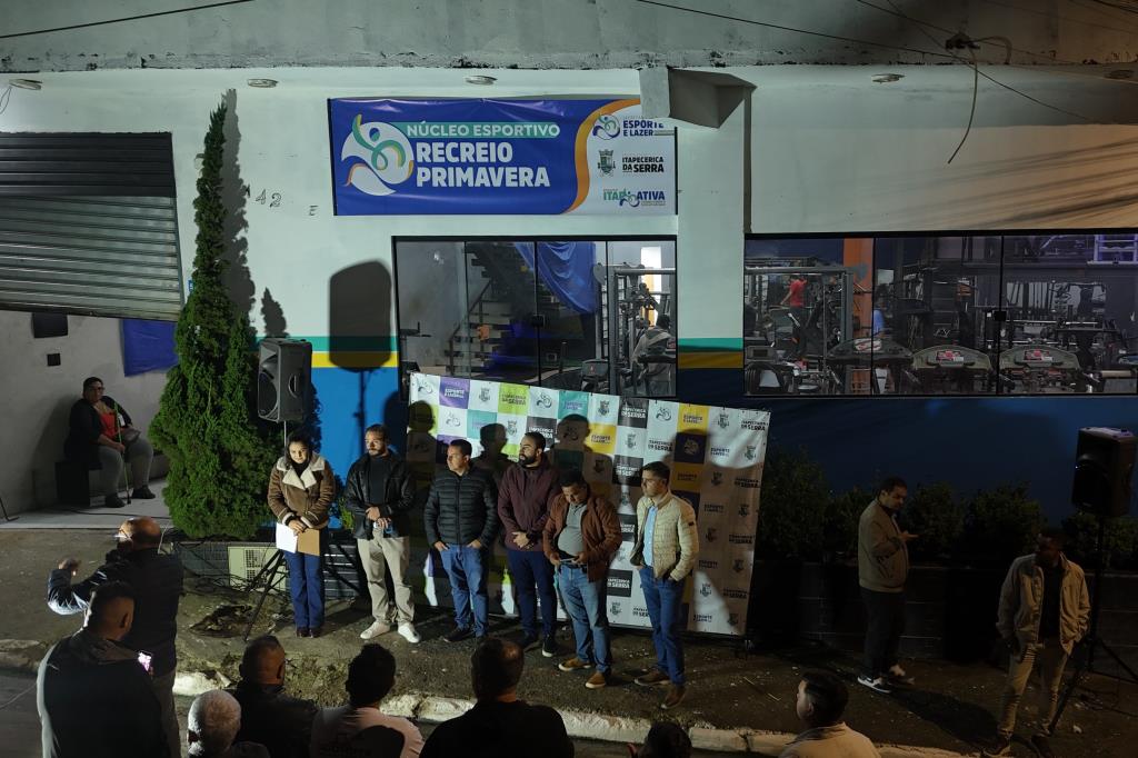 Prefeitura entrega Núcleo Esportivo do Recreio Primavera e amplia espaços de esporte e lazer na cidade