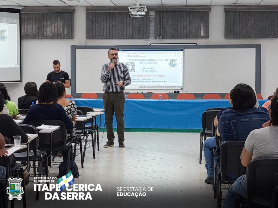 Educação realiza encontro com Professores do 5º ano