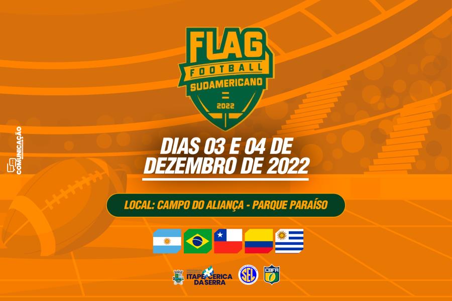 Itapecerica da Serra se prepara para sediar Campeonato Sul-Americano de Flag Football