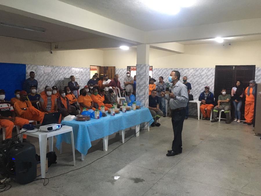 Palestra sobre Prevenção de Câncer de Próstata no Almoxarifado Central