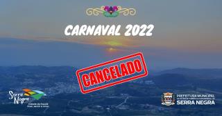 NOTA OFICIAL – CANCELAMENTO DO CARNAVAL A Prefeitura da Estância Turística Hidromineral de Serra Negra informa oficialmente que o Carnaval está cancelado no município. A decisão foi tomada em conjunto com os d