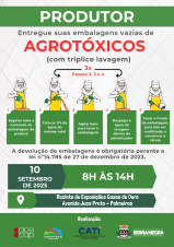 Entrega de Embalagens de Agrotóxicos2025