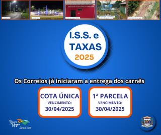 I.S.S e TAXAS 2025