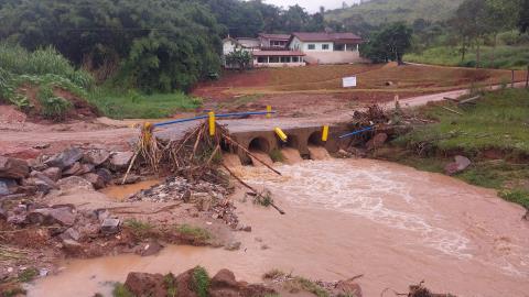Estrada Municipal Giuseppe Filippi-Ponte do Demétrius antes