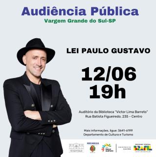 Audiência Pública Paulo Gustavo
