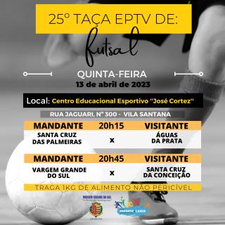Post Instagram - Campeonato de Futsal