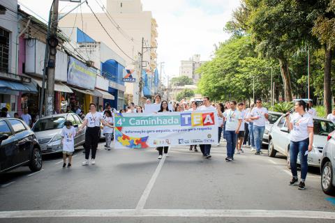 5ª Caminhada TEA será neste sábado (25/04) na Praça da Bandeira