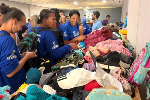 Solidariedade que aquece: Bazar da Campanha do Agasalho 2026 atende cadastrados dos CRAS