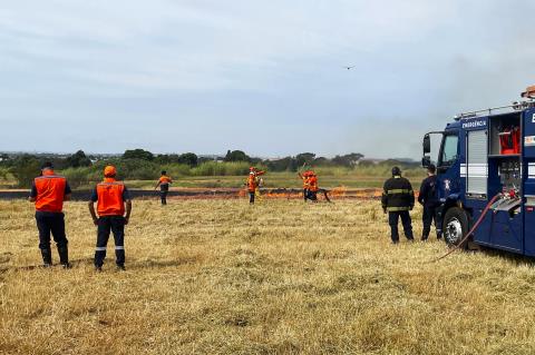 Defesa Civil participa de capacitação regional contra incêndios em Paulínia