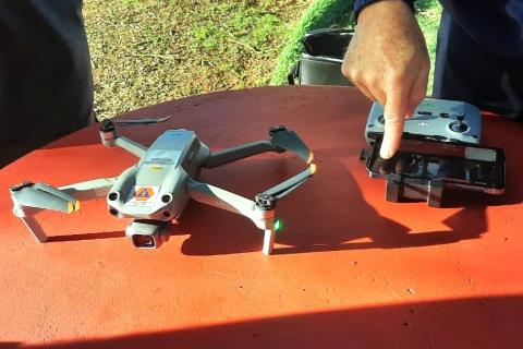 Equipe da Defesa Civil participa de capacitação em drones