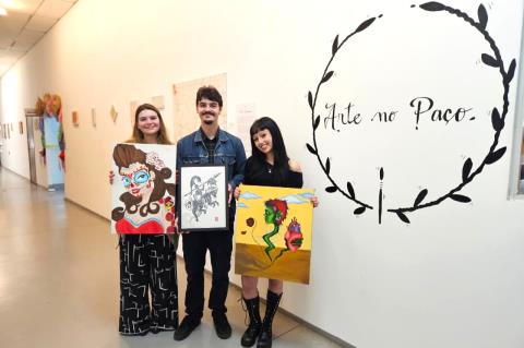 Três jovens artistas compõem o Arte no Paço de julho