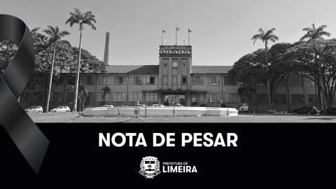 Nota de pesar pela morte de Aderley Negrucci