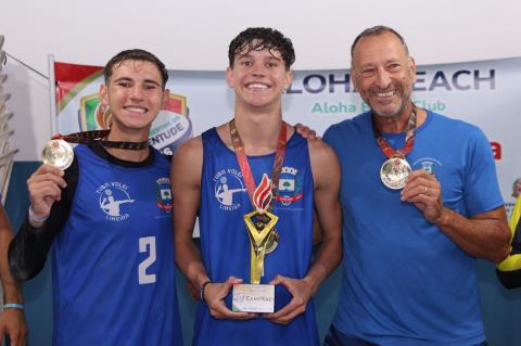 Dupla de Limeira conquista título estadual dos Jogos da Juventude no vôlei de praia