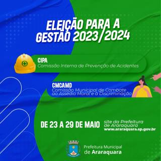 Eleição para a gestão 2023-2024 da CIPA e CMCAMD