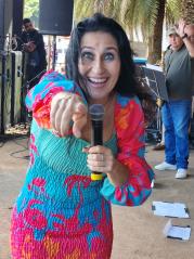 foto020 Banda Falso Brilhante agita carnaval no Pinheirinho 22fev23 Tetê Viviani