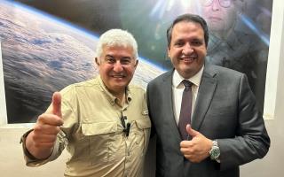 Prefeito Luis Henrique se reuniu com o Senador Astronauta Marcos Pontes que anunciou recursos para Jales