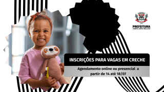 Agendamento online ou presencial a partir de 14 até 1807