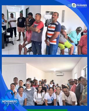 Novembro Azul!💙Durante todo o mês, estão sendo realizados orientações, atendimentos e encaminha (12)