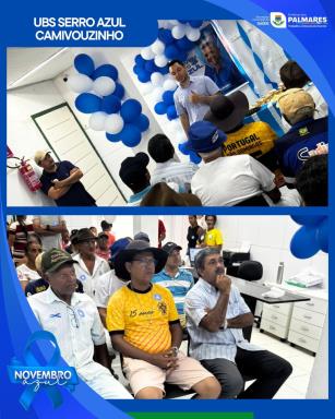 Novembro Azul!💙Durante todo o mês, estão sendo realizados orientações, atendimentos e encaminha (15)