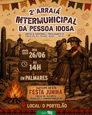 🎉🌽 Vem aí o 2º Arraiá Intermunicipal da Pessoa Idosa! 🌽🎉A alegria, a tradição e o espírito d