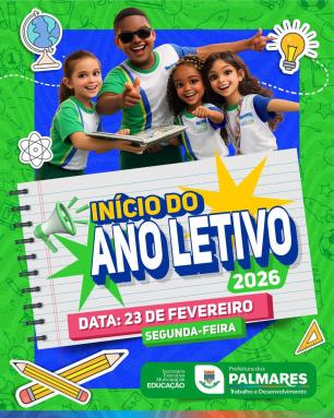 Fiquem ligados- O início do ano letivo 2026 já tem data marcada, próxima segunda-feira, 23 de fe