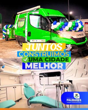 🦷🚐 Mais um grande avanço para a saúde de Palmares!A nova Unidade Móvel Odontológica já chegou  (1)