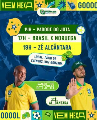 É mata-mata. É coração na ponta da chuteira. É dia de vestir a amarelinha e torcer pelo Brasil!  (1)