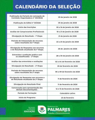 📝 Inscrições abertas! A Prefeitura Municipal dos Palmares por meio da Secretaria Municipal de E (1)
