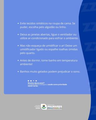 🌙😴 Como ter uma noite mais tranquila nesse verãoAs altas temperaturas podem atrapalhar o sono, (1)