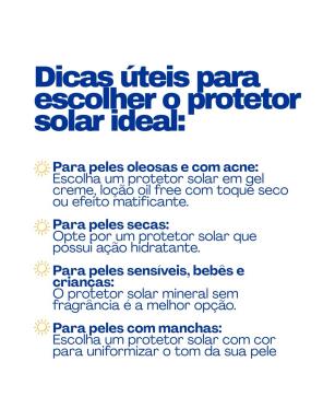 ☀️🧴 Você sabe escolher o protetor solar idealUsar filtro solar diariamente é essencial para pro (1)