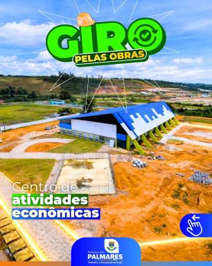 GIRO PELAS OBRAS 🚧O trabalho não para e o avanço tá aí pra todo mundo ver!O Centro de Atividade