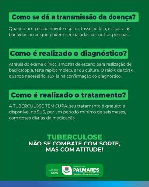 💚 JUNTOS PELO FIM DA TUBERCULOSE 💜A tuberculose é uma doença infecciosa que tem cura e tratame (2)