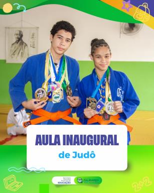 JUDÔ NAS ESCOLAS FORTALECE APRENDIZAGEM E DISCIPLINA EM PALMARES A rede municipal de ensino dos