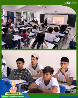 📚💚 SAÚDE NAS ESCOLAS - Saúde Sexual e Reprodutiva na AdolescênciaRealizamos mais uma ação do P (1)
