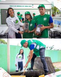 PALMARES CELEBROU O DIA DA ÁRVORE COM ATIVIDADE EDUCATIVA Estudantes plantaram mudas de árvores  (4)