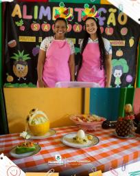 CRIANÇAS APRENDEM SOBRE ALIMENTAÇÃO SAUDÁVEL DE FORMA LÚDICA Projeto da Creche Nilza Miranda Mar (3)