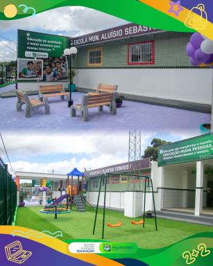 ESCOLA ALUÍSIO SEBASTIÃO MORENO É REINAUGURADA NO ENGENHO PIRANGIA educação de Palmares segue av (1)