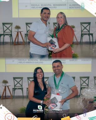 PREMIAÇÃO DAS ESCOLAS DESTAQUES 2025 - RECONHECIMENTO E VALORIZAÇÃO DA EDUCAÇÃOA Prefeitura Muni (11)