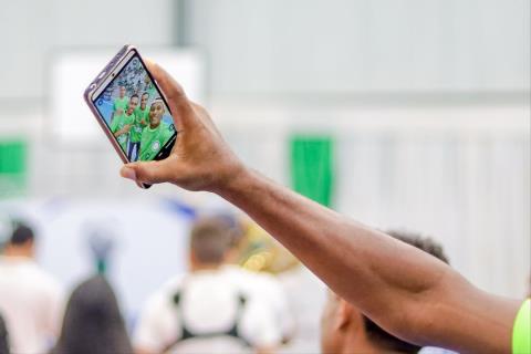⚽ A primeira noite do Campeonato Interbairros de Futsal foi um sucesso! 🙌O Ginásio Poliesportiv (8)