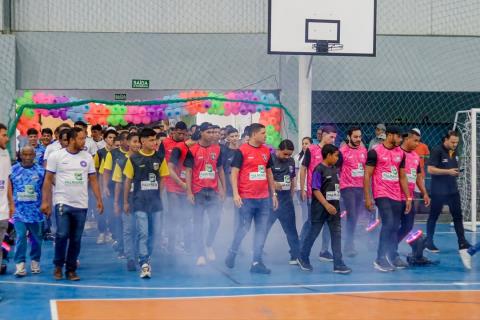 ⚽ A primeira noite do Campeonato Interbairros de Futsal foi um sucesso! 🙌O Ginásio Poliesportiv (5)