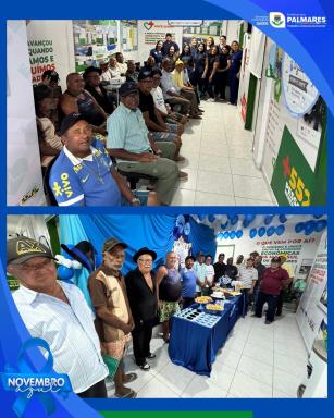 Novembro Azul!💙Durante todo o mês, estão sendo realizados orientações, atendimentos e encaminha (1)