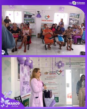 Março Lilás nas Unidades Básicas de Saúde💜Durante o Março Lilás, as Unidades Básicas de Saúde d (4)