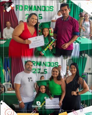 FORMATURA DO PRÉ II E 5º ANO - ESCOLA MUNICIPAL GLAURA DE BARROS LINSNa manhã do dia último dia  (16)