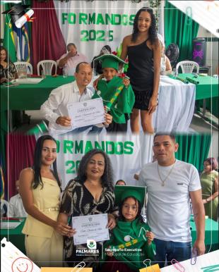 FORMATURA DO PRÉ II E 5º ANO - ESCOLA MUNICIPAL GLAURA DE BARROS LINSNa manhã do dia último dia  (18)